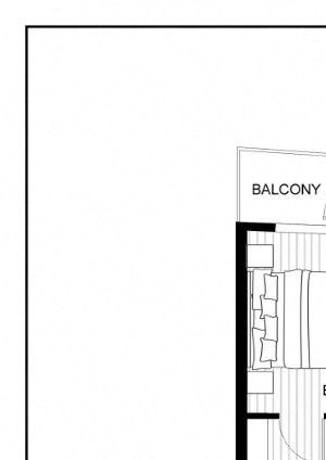 BLU Bellevue Apartments 2x2 4 Floor Plan BLU Bellevue Apartments 2x2 4 Floor Plan